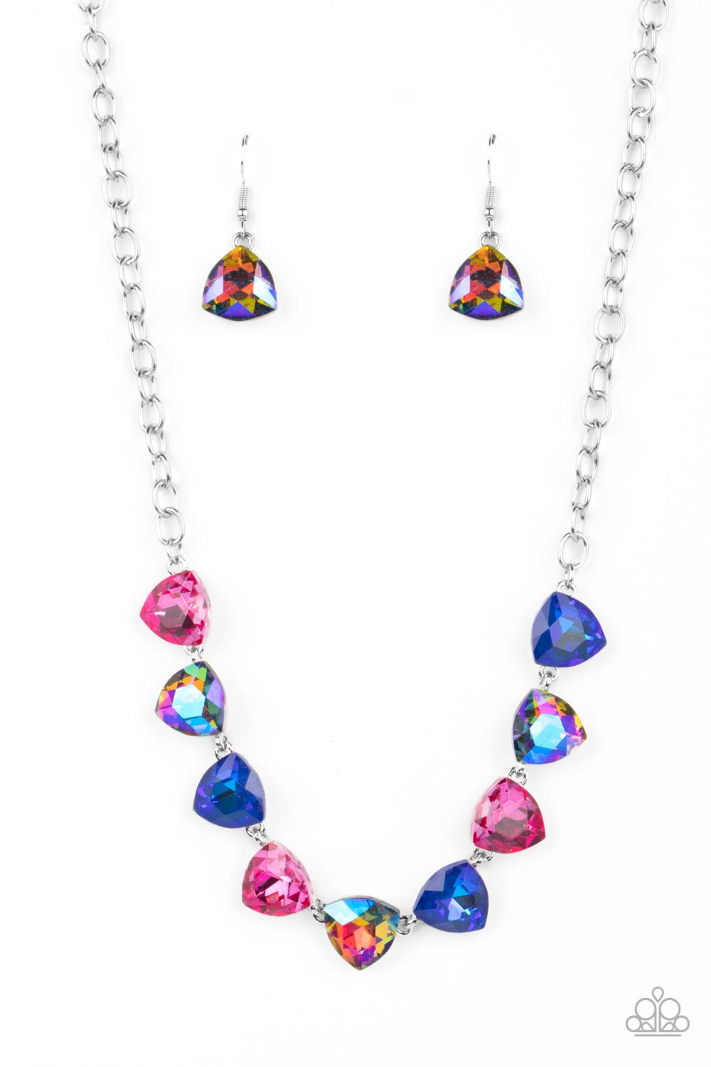Dreamy Drama - Blue - Paparazzi Necklace