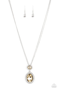 Castle Diamonds - Brown Paparazzi Necklace