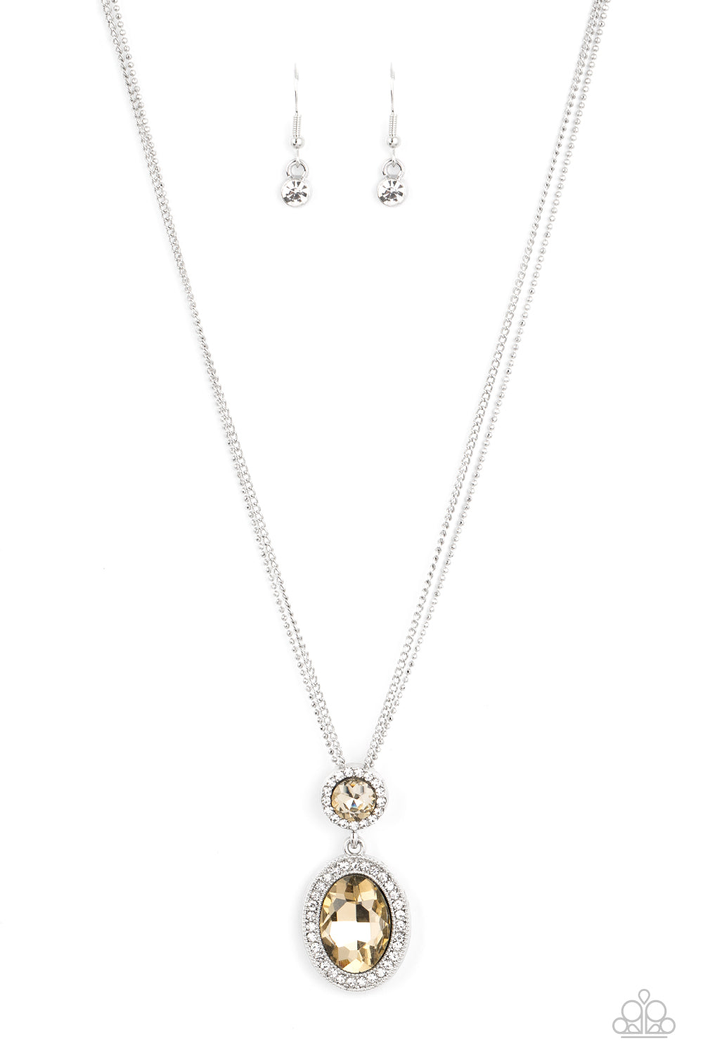 Castle Diamonds - Brown Paparazzi Necklace