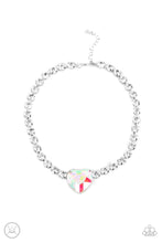 Load image into Gallery viewer, Heart in My Throat - Multi Paparazzi Necklace
