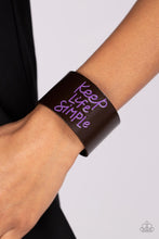 Load image into Gallery viewer, Simply Stunning - Purple Paparazzi Bracelet
