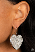 Load image into Gallery viewer, Romantic Reign - White Paparazzi Earrings
