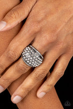 Load image into Gallery viewer, Running OFF SPARKLE - Black Paparazzi Ring
