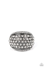 Load image into Gallery viewer, Running OFF SPARKLE - Black Paparazzi Ring
