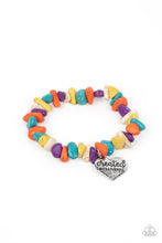 Load image into Gallery viewer, Stony-Hearted - Multi Paparazzi Bracelet
