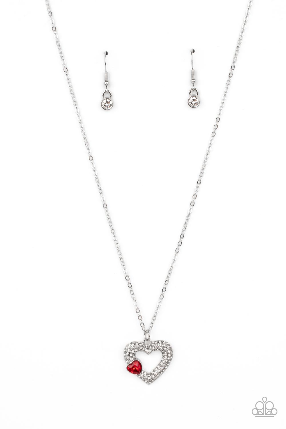 Bedazzled Bliss - Red Paparazzi Necklace