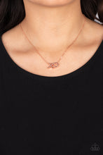 Load image into Gallery viewer, Hugs and Kisses - Copper Paparazzi Necklace
