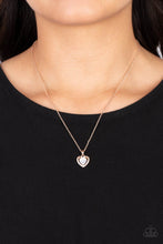 Load image into Gallery viewer, Effulgently Engaged - Rose Gold Paparazzi Necklace
