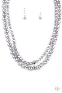 Brilliant Ballerina - Silver Paparazzi Necklace