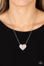 Load image into Gallery viewer, Spellbinding Sweetheart - White Paparazzi Necklace
