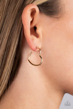 Load image into Gallery viewer, Burnished Beau - Gold Paparazzi Earrings
