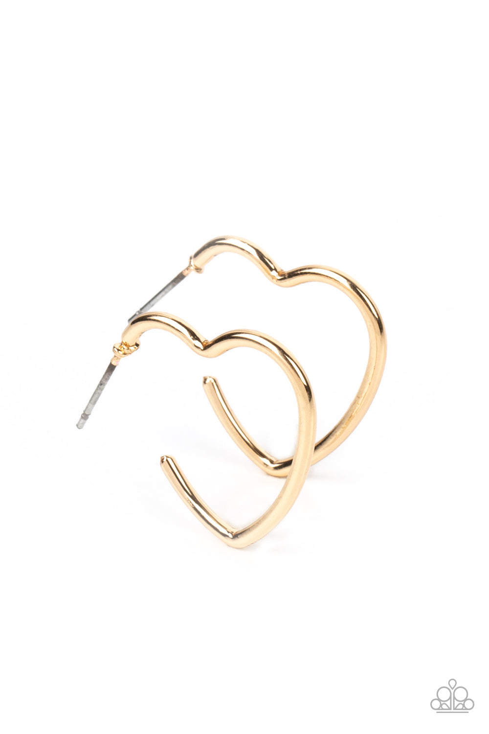 Burnished Beau - Gold Paparazzi Earrings