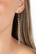 Load image into Gallery viewer, Cascading Chains - Silver Paparazzi Necklace
