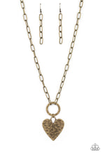 Load image into Gallery viewer, Brotherly Love - Brass Paparazzi Necklace
