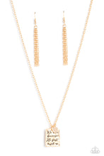 Load image into Gallery viewer, Divine Devotion - Gold Paparazzi Necklace
