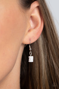 Caviar Chic - White Paparazzi Necklace