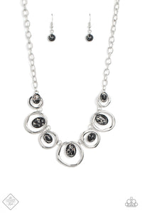 Marble Medley - Black Paparazzi Necklace December 2022 Fashion Fix