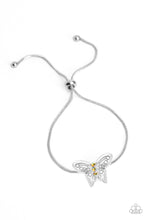 Load image into Gallery viewer, Wings of Wonder - yellow - Paparazzi bracelet
