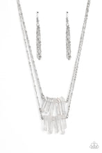 Load image into Gallery viewer, Crystal Catwalk - White Paparazzi Necklace
