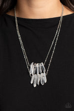 Load image into Gallery viewer, Crystal Catwalk - White Paparazzi Necklace
