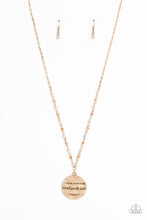 Load image into Gallery viewer, Serving the Lord - Gold Paparazzi Necklace
