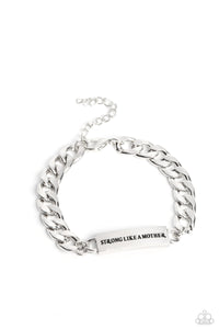 Mighty Matriarch - Silver Paparazzi Bracelet