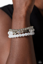 Load image into Gallery viewer, CUBE Your Enthusiasm - White Paparazzi Bracelet
