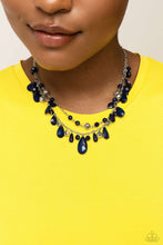 Load image into Gallery viewer, Flirty Flood - Blue Necklace Paparazzi
