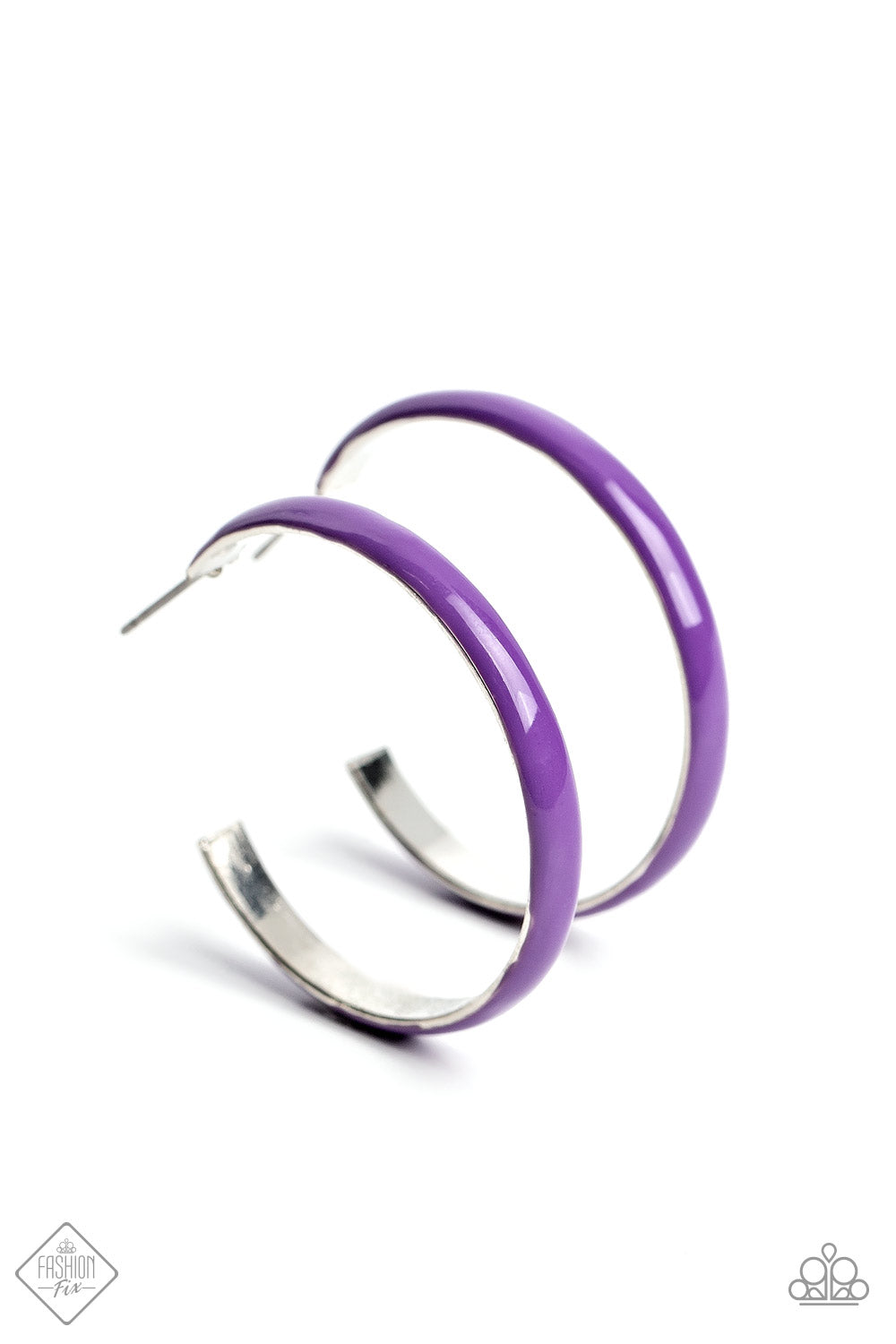 GROOVY GLISSANDO PURPLE PAPARAZZI EARRINGS Fashion Fix December 2022