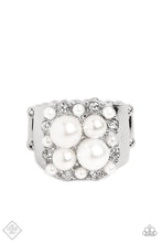 Load image into Gallery viewer, Fiercely 5th Avenue Opulent Overture - White - Paparazzi Ring

