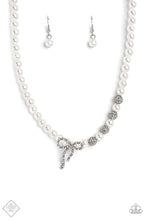 Load image into Gallery viewer, Fiercely 5th Avenue Classy Cadenza - White Paparazzi Necklace December 2022 Fashion Fix
