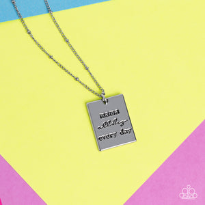 Mama MVP - Silver Paparazzi Necklace