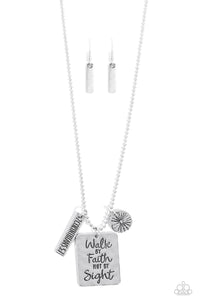 Sunshine Sight - Silver Paparazzi Necklace