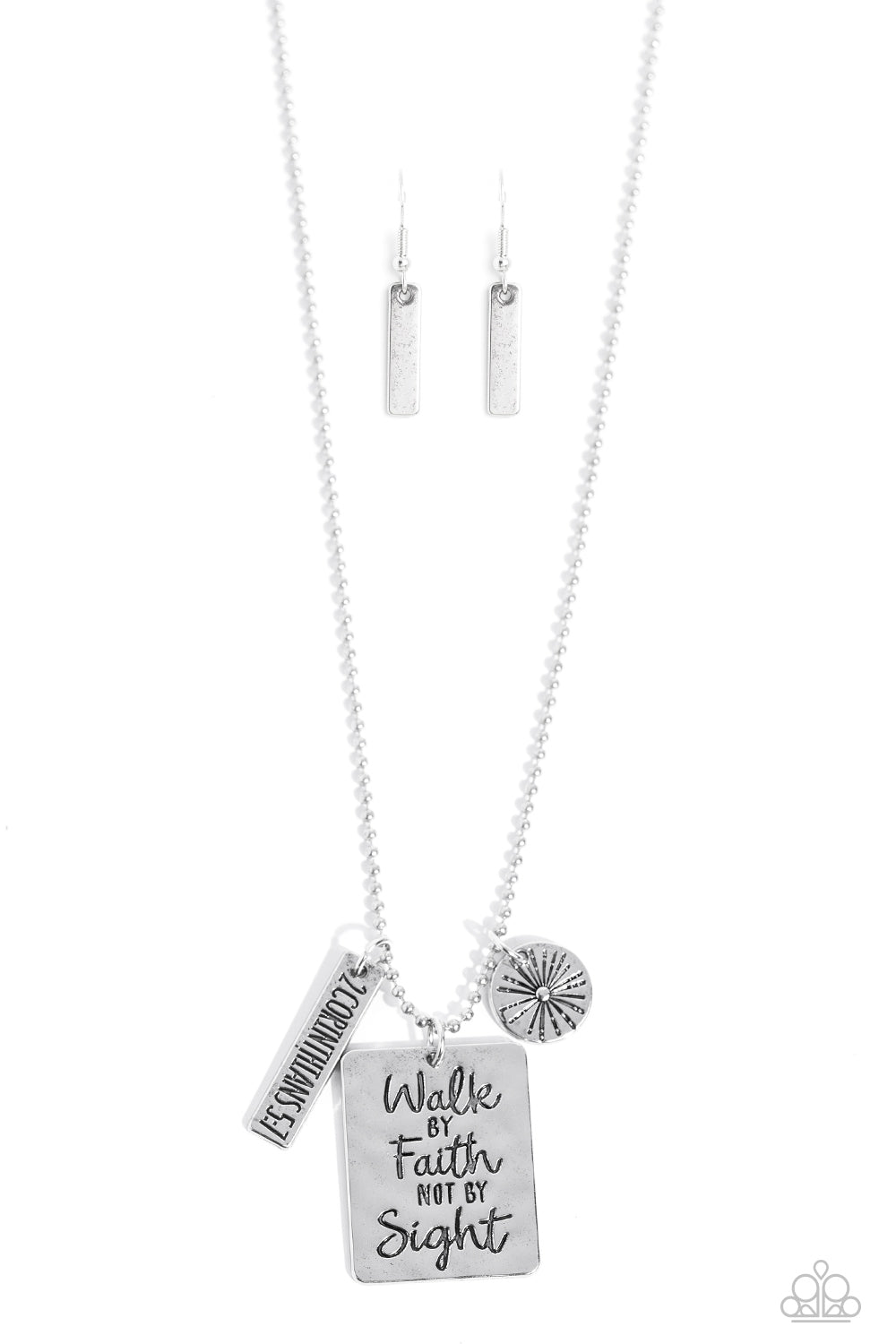 Sunshine Sight - Silver Paparazzi Necklace