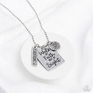 Sunshine Sight - Silver Paparazzi Necklace