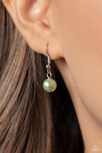 Parisian Pearls - Green Paparazzi Necklace