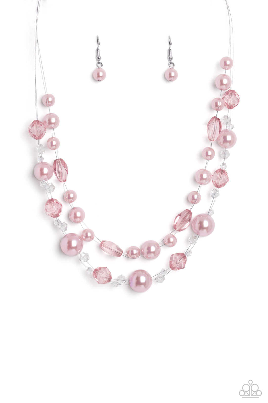 Parisian Pearls - Pink Paparazzi Necklace