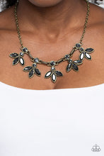Load image into Gallery viewer, Dauntlessly Debonair - brass - Paparazzi necklace
