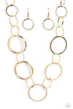 Load image into Gallery viewer, Shimmering Symphony - Gold Paparazzi Necklace
