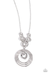 High HOOPS - Silver Necklace Paparazzi