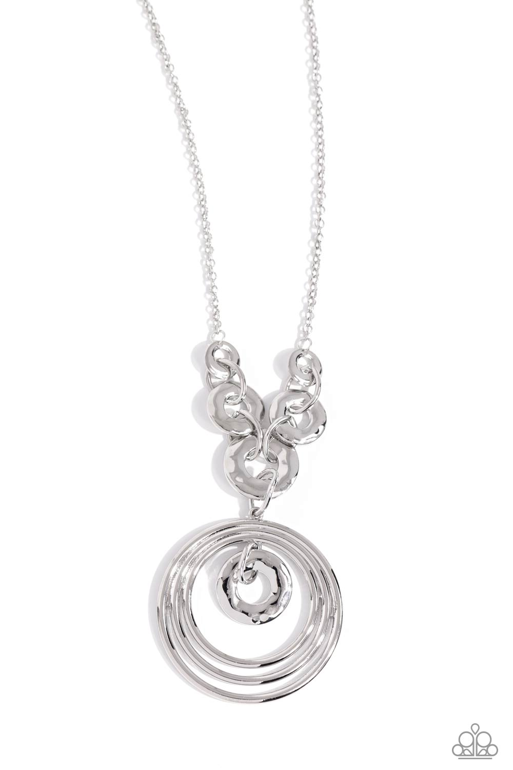 High HOOPS - Silver Necklace Paparazzi