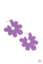 Load image into Gallery viewer, Flower Power Fantasy - purple - Paparazzi earrings
