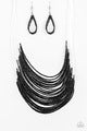 Catwalk Queen - Black Necklace - Barbara Towles Masterson's Store