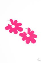 Load image into Gallery viewer, Flower Power Fantasy - Pink Paparazzi Earrings

