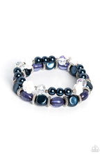 Load image into Gallery viewer, Who ROSE There? - Blue Paparazzi Bracelet
