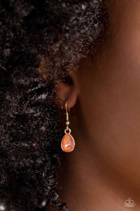 FLIRTY Dancing - Orange Paparazzi Necklace
