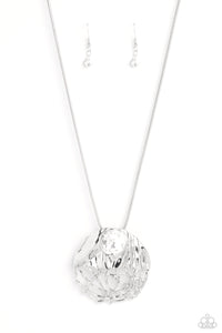 Lush Lattice - White Paparazzi Necklace