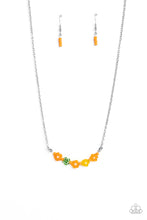 Load image into Gallery viewer, BOUQUET We Go - Orange Paparazzi Necklace
