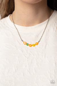 BOUQUET We Go - Orange Paparazzi Necklace