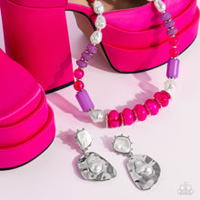 Load image into Gallery viewer, A SHEEN Slate - Pink Paparazzi Necklace
